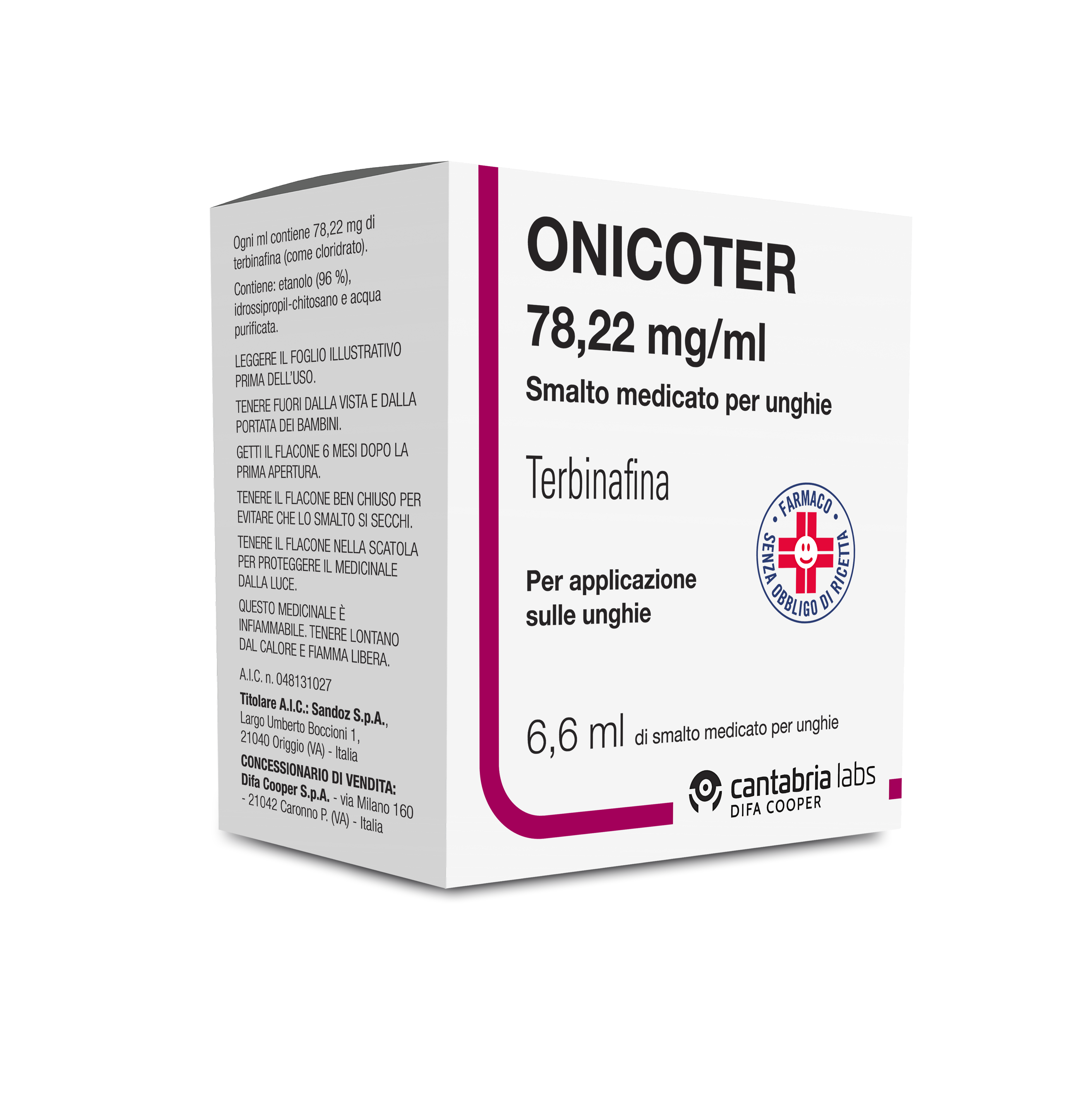ONICOTER*SMALTO MED 1FL 6,6ML - farmaidea24.com