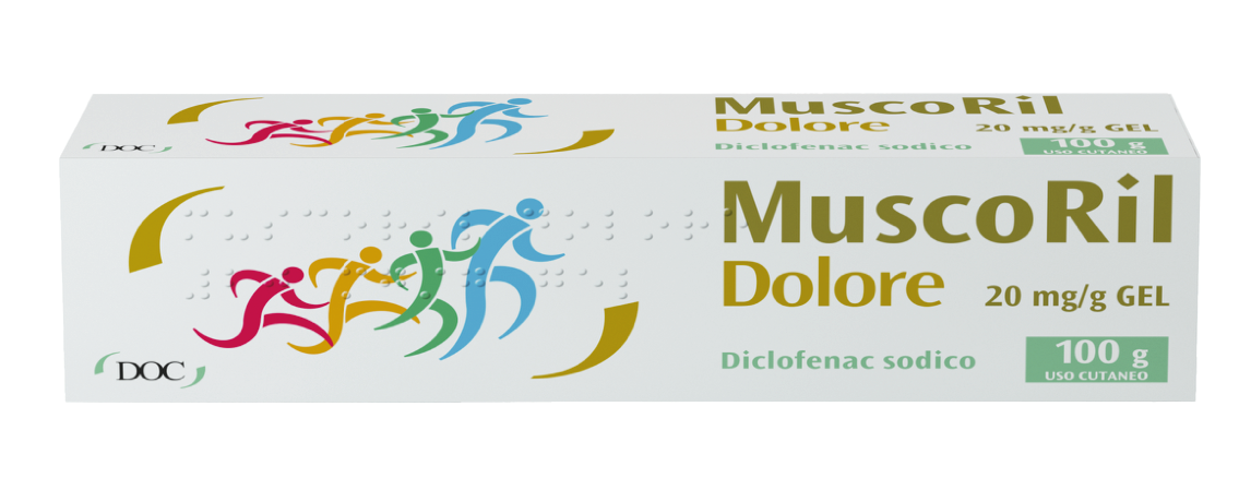 MUSCORIL DOLORE*GEL100G 20MG/G - farmaidea24.com