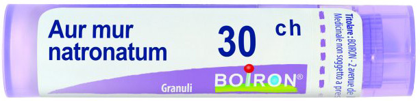 AURUM MURIATICUM NATRONATUM 30CH GRANULI 4G - farmaidea24.com