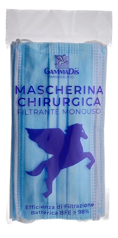 MASCHERINA CHIRURGICA 3 PEZZI GAMMADIS - farmaidea24.com
