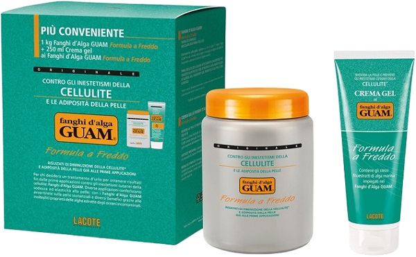GUAM FANGHI D'ALGA CONFEZIONE CONVENIENZA FREDDA CON FANGHI D'ALGA GUAM 1 KG + CREMA GEL 250 ML FORMULA A FREDDO - farmaidea24.com