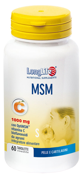 LONGLIFE MSM 1000 MG 60 TAVOLETTE - farmaidea24.com