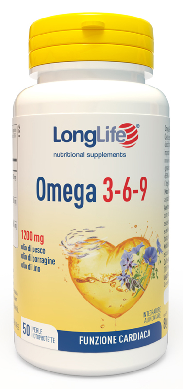 LONGLIFE OMEGA 3-6-9 50 PERLE FOTOPROTETTE - farmaidea24.com