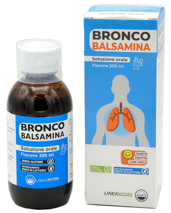 BRONCOBALSAMINA SOLUZIONE ORALE 200 ML GUSTO FRUTTA CON MIELE - farmaidea24.com