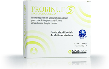 PROBINUL 5 12 BUSTINE 5 G AROMA CIOCCOLATO - farmaidea24.com