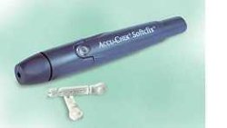 PENNA PUNGIDITO ACCU-CHEK SOFTCLIX + 25 LANCETTE SOFTCLIX + MANUALE DI UTILIZZO - farmaidea24.com