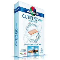 CEROTTO MASTER-AID CUTIFLEXMED STRIP TRASPARENTE IMPERMEABILE SUPPORTO IN POLIURETANO 4 FORMATI ASSORTITI 20 PEZZI - farmaidea24.com