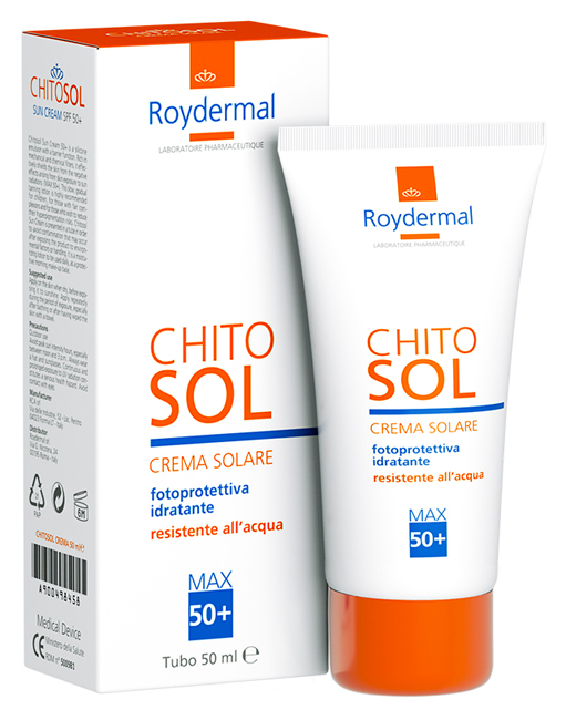CHITOSOL CREMA SOLARE SPF50+ 50 ML - farmaidea24.com