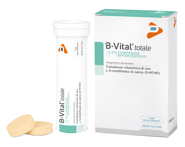 B-VITAL TOTALE ARANCIA 2 TUBI 10 COMPRESSE EFFERVESCENTI - farmaidea24.com