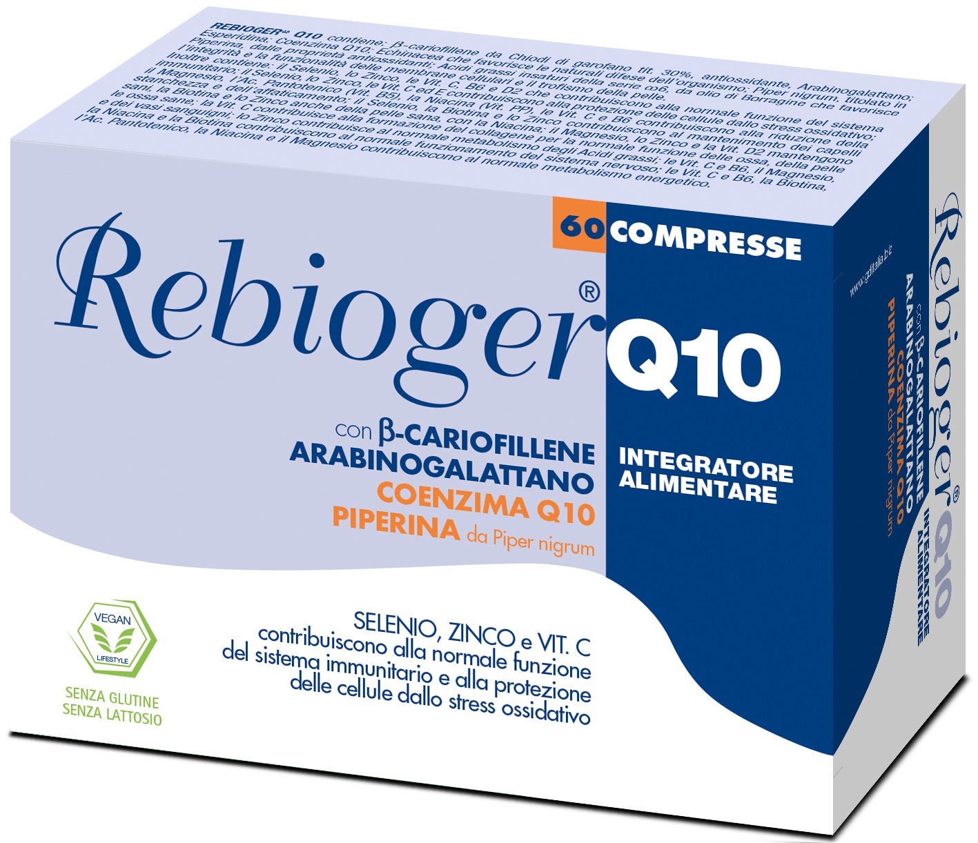 REBIOGER Q10 60 COMPRESSE - farmaidea24.com