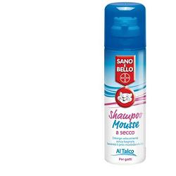 SANO E BELLO SHAMPOO MOUSSE GATTO FLACONE 200 ML - farmaidea24.com