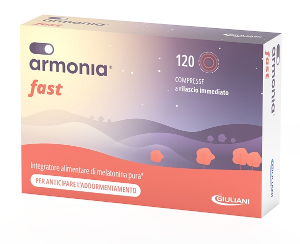 ARMONIA FAST 1 MG MELATONINA 120 COMPRESSE - farmaidea24.com