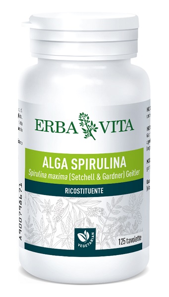 ALGA SPIRULINA 125 TAVOLETTE 400 MG - farmaidea24.com