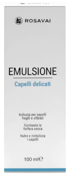 ROSAVAI EMULSIONE CAPELLI DELICATI PER CAPELLI FRAGILI E SFIBRATI 100 ML - farmaidea24.com