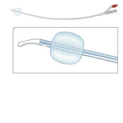 CATETERE FOLEY IN SILICONE PER ADULTI BRILLANT PLUS 2 VIE SENZA SCANALATURE CH14 LUNGHEZZA 41 CM PALLONCINO 10 ML PUNTA CILINDRICA 2 FORI 1 PEZZO - farmaidea24.com