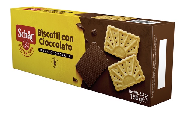 SCHAR BISCOTTO CON CIOCCOLATO DARK CHOCOLATE 150 G - farmaidea24.com