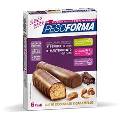PESOFORMA BARRETTA CIOCCOLATO CARAMELLO 12 X 31 G - farmaidea24.com