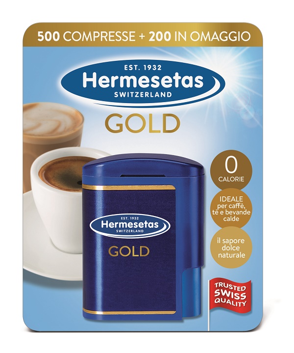 HERMESETAS GOLD 500+200 COMPRESSE 35 G - farmaidea24.com