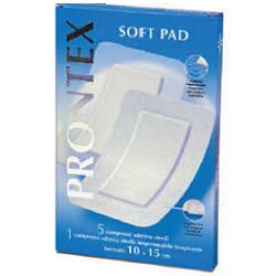 GARZA COMPRESSA PRONTEX SOFT PAD AUTOADESIVA 10X15CM 6 PEZZI - farmaidea24.com