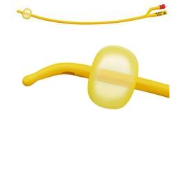 CATETERE FOLEY A MEDIA PERMANENZA  RUSCH GOLD PLUS A 3 VIE IN SILKOLATEX LATTICE-SILICONE PER ADULTO CH22 LUNGHEZZA 40 CM PUNTA CILINDRICA A 2 FORI PALLONCINO 5-15 ML 1 PEZZO - farmaidea24.com
