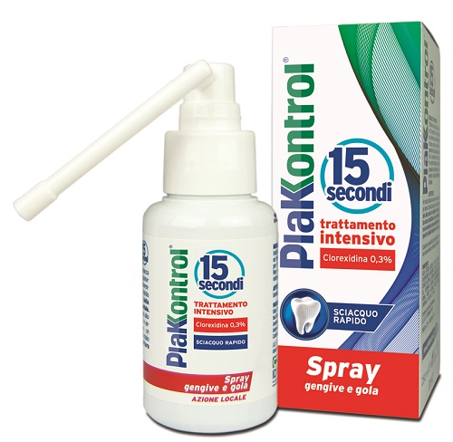 PLAKKONTROL 15 SECONDI COLLUTORIO SPRAY 50 ML - farmaidea24.com