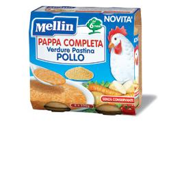 MELLIN PAPPA COMPLETA POLLO 250 G 2 PEZZI - farmaidea24.com