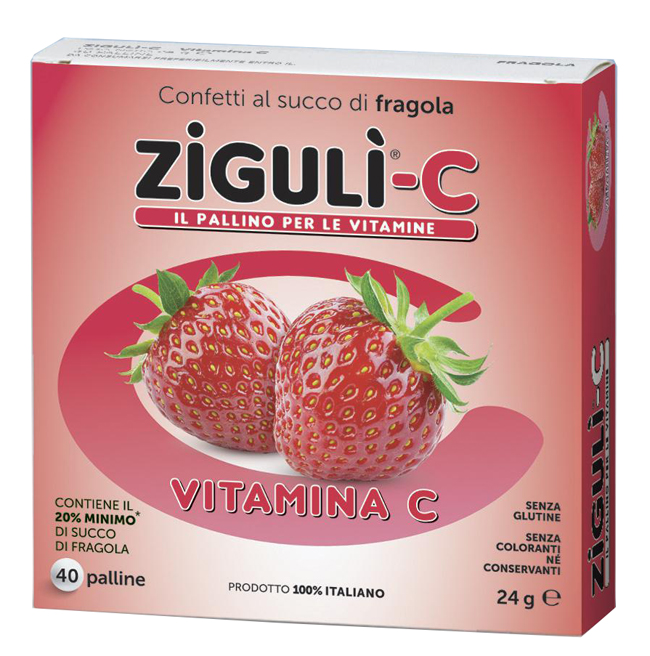ZIGULI C FRAGOLA 40 CONFETTI 24 G - farmaidea24.com
