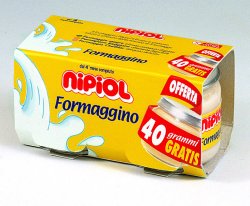 NIPIOL OMOGENEIZZATO FORMAGGINO 80 G 2 PEZZI - farmaidea24.com