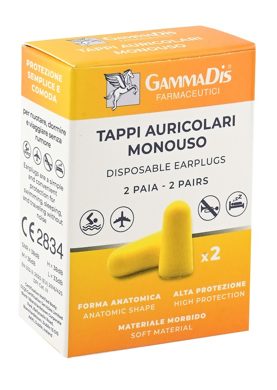 TAPPO AURICOLARE EAR GOMMAPIUMA 4 PEZZI GAMMADIS - farmaidea24.com