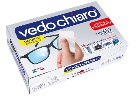 VEDOCHIARO OCCHIALI 16 SALVIETTE UMIDIFICATE - farmaidea24.com