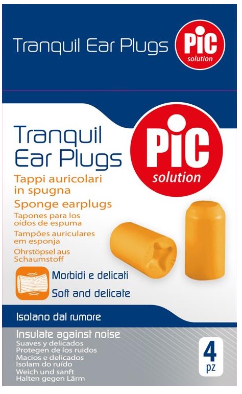 TAPPI AURICOLARI TRANQUIL IN SPUGNA 4 PEZZI - farmaidea24.com