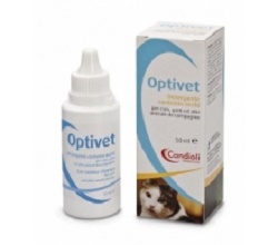 OPTIVET DETERGENTE PER OCCHI PER CANI E GATTI FLACONE 50 ML - farmaidea24.com