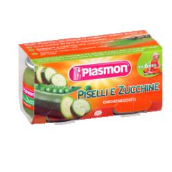PLASMON OMOGENEIZZATO PISELLI ZUCCHINE 80 G X 2 PEZZI - farmaidea24.com