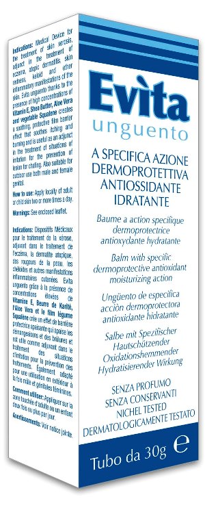 EVITA UNGUENTO A SPECIFICA AZIONE DERMOPROTETTIVA ANTIOSSIDANTE IDRATANTE 30 ML - farmaidea24.com