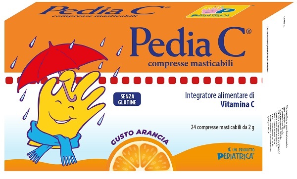 PEDIA C ARANCIA 24 COMPRESSE MASTICABILI - farmaidea24.com