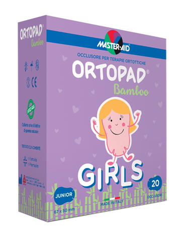 CEROTTO OCULARE PER ORTOTTICA ORTOPAD GIRLS JUNIOR 5X6,7 20 PEZZI - farmaidea24.com