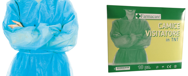 CAMICE VISITATORE TNT 10 PEZZI - farmaidea24.com