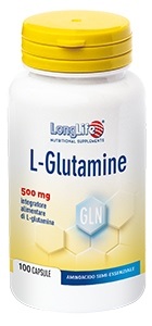 LONGLIFE L-GLUTAMINE 100 CAPSULE DI GELATINA DA 620 MG - farmaidea24.com