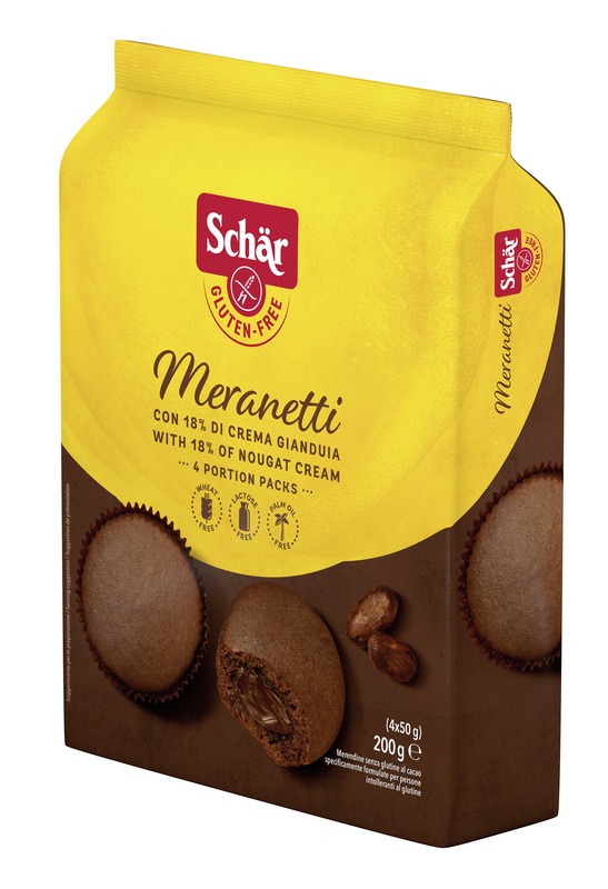 SCHAR MERANETTI CON CREMA GIANDUIA 4 PEZZI DA 50 G - farmaidea24.com