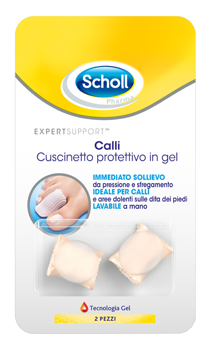 CUSCINETTI PROTETTIVI PER PIEDI CALLI SCHOLL GELACTIV 2 PEZZI - farmaidea24.com