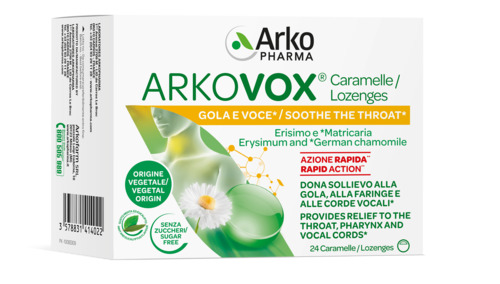 ARKOVOX MENTA/EUCALIPTO 24 CARAMELLE - farmaidea24.com