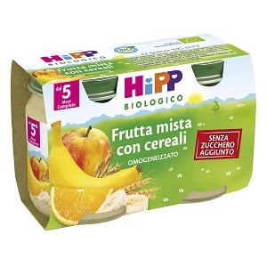 HIPP BIO HIPP BIO OMOGENEIZZATO FRUTTA MISTA CON CEREALI 2X125 G - farmaidea24.com