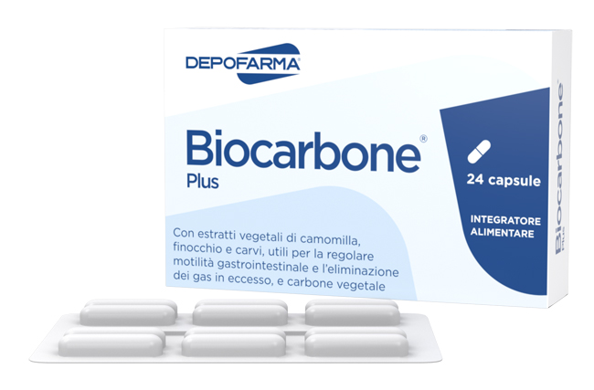 BIOCARBONE PLUS 24 CAPSULE - farmaidea24.com