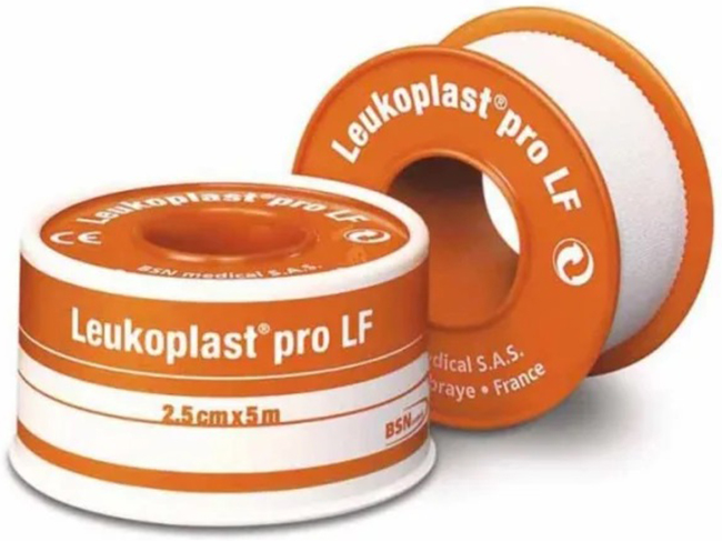 CEROTTO CHIRURGICO MEDICATO IN ROCCHETTO LEUKOPLAST PRO LF CON OSSIDO DI ZINCO 2,5X500 CM - farmaidea24.com