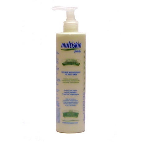 MULTISKIN FAMILY L'EMULSIONE CREMA FLUIDA VISO CORPO IDRATANTE 300 ML - farmaidea24.com