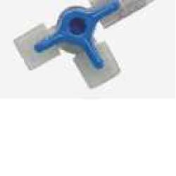RUBINETTO A 3 VIE DELTA 3W WHITE CONNETTORI LUER LOCK GIREVOLI 1 PEZZO - farmaidea24.com