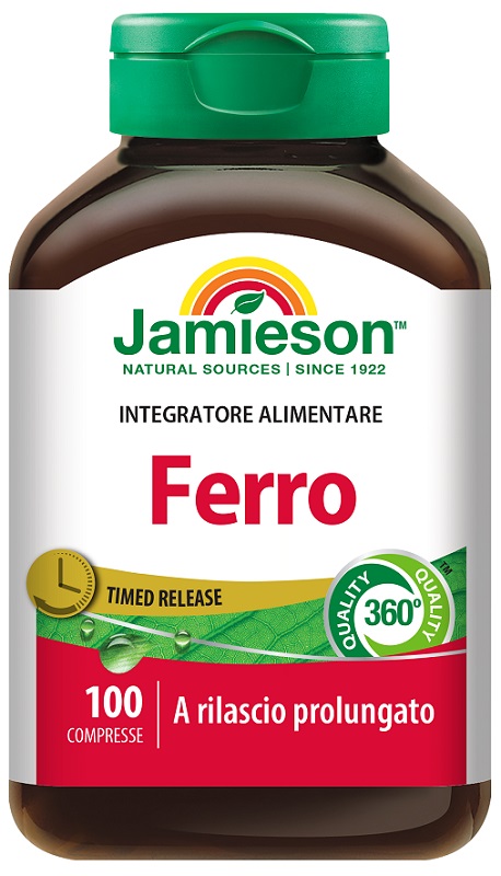 JAMIESON FERRO A RILASCIO PROLUNGATO 100 COMPRESSE - farmaidea24.com