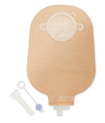 SACCA PER UROSTOMIA DANSAC NOVA 2 ANATOMICA TRASPARENTE MIDI CON RUBINETTO DI CHIUSURA DI SICUREZZA 55MM 10 PEZZI + 1 ADATTATORE E 10 TAPPINI ESTERNI - farmaidea24.com