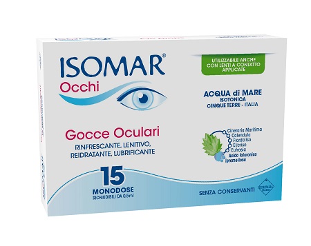 ISOMAR OCCHI GOCCE OCULARI ALL'ACIDO IALURONICO 0,20% 15 FLACONCINI - farmaidea24.com