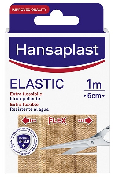 CEROTTO IN STRISCIA HANSAPLAST ELASTIC EXTRA FLESSIBILE 6 CM LUNGHEZZA 1 M 10 PEZZI - farmaidea24.com